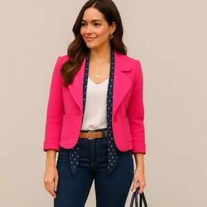 Boden Bright Pink Women's Blazer